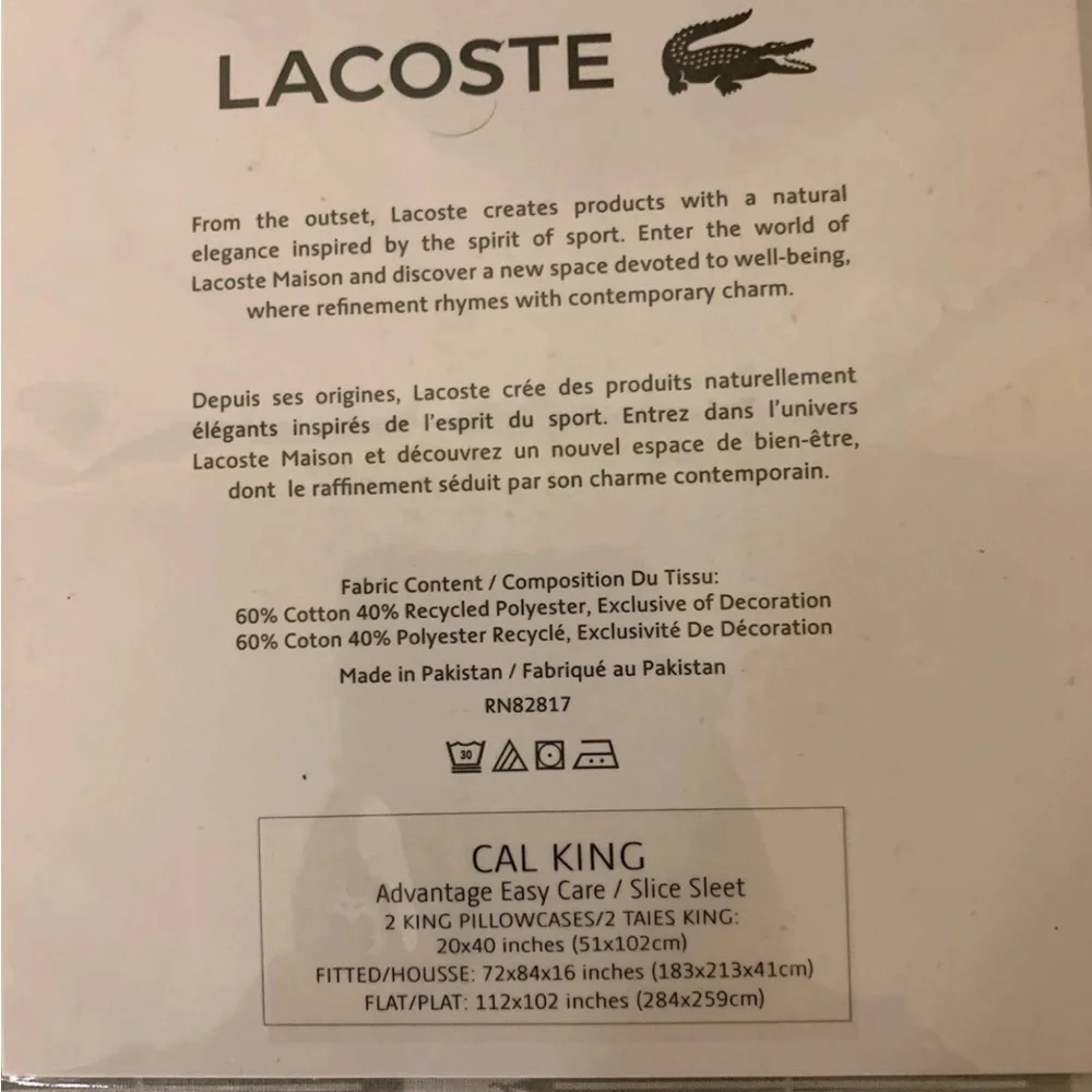 Lacoste elegant gray
